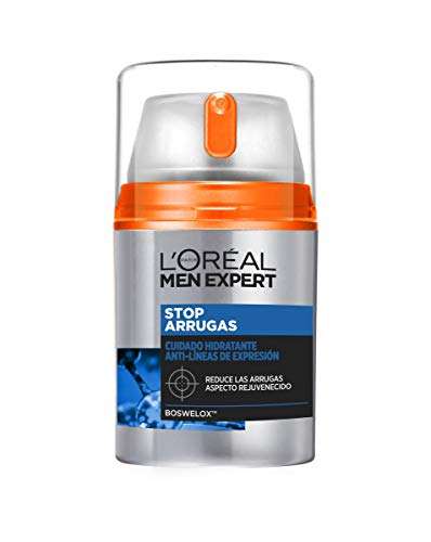 L'Oreal Paris Men Expert Cuidado hidratante anti-arrugas de expresión Stop Arrugas, 50 ml (CR)