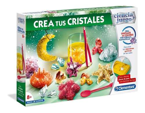 Clementoni - Crea tus Cristales - juego científico a partir de 8 años, juguete en españo