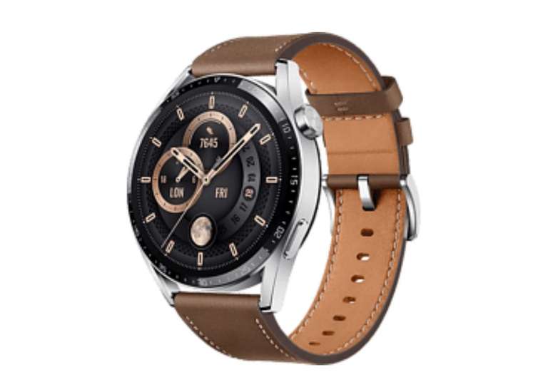 Huawei New Classic Watch GT3, 46mm Classic, 14 días, Ritmo cardiaco, SPo2, IA+100 deportes, Acero