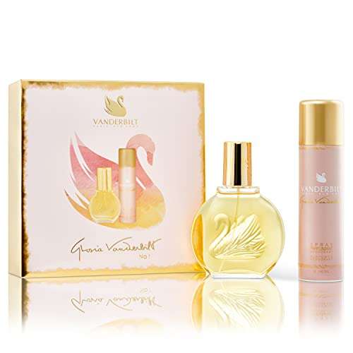 Gloria VanderBilt No.1 Set de Fragancias para Mujeres, Perfume 100ml + Spray corporal 150ml