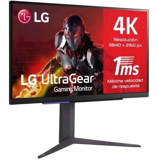 LG UltraGear 27GR93U-B - 27" IPS UltraHD 4K (3840x2160) 144Hz, 1ms, HDR 400, DTS:X, HDMI: 2.1, DisplayPort: 1.4, FreeSync Premium/G-Sync