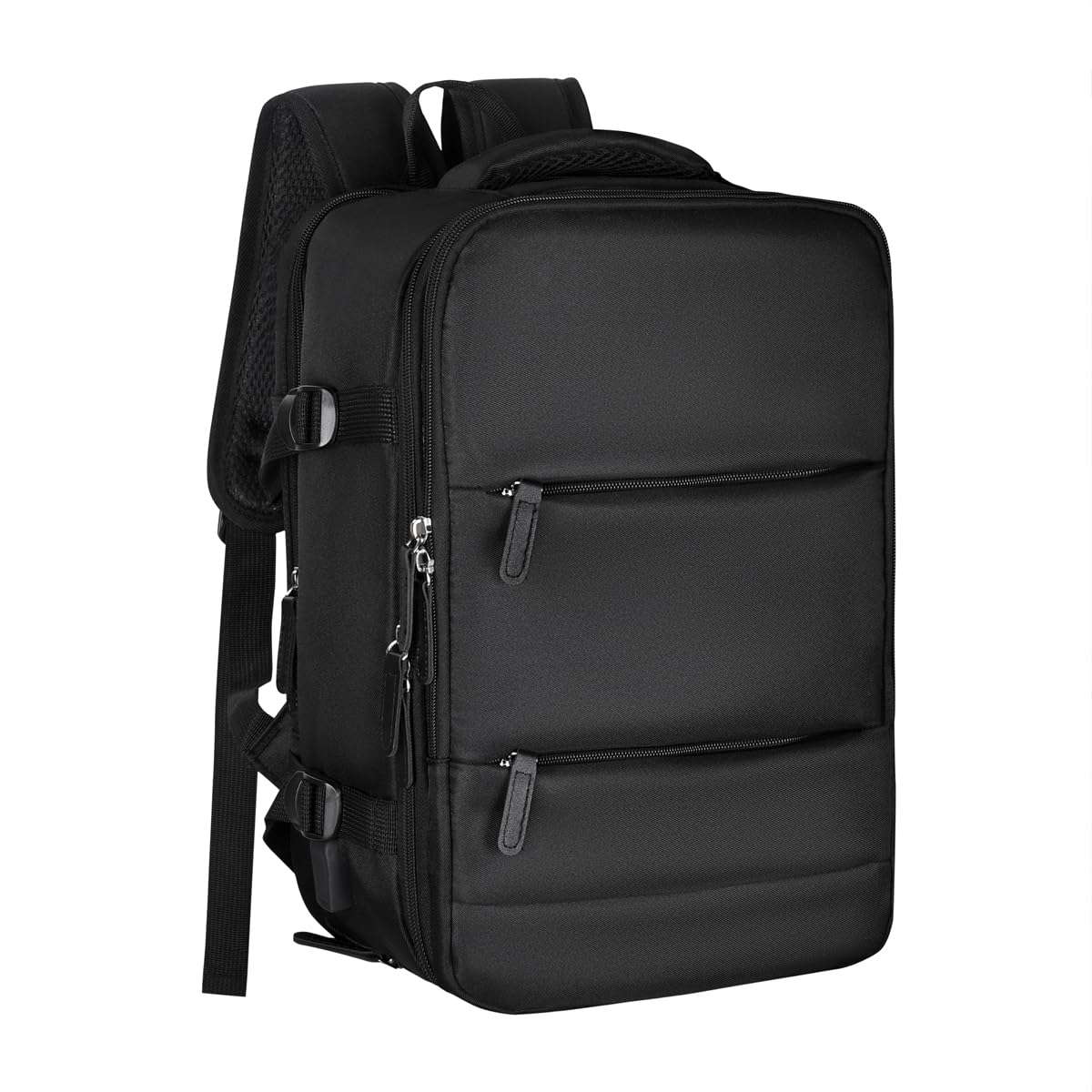 Mochila de mano bajo el asiento, cumple con las medidas estrictas de 40x20x25 cm para equipaje de mano