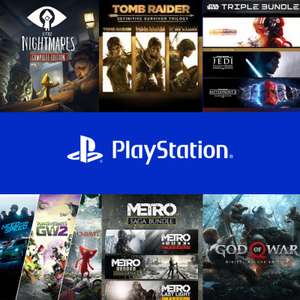 PS4/PS5 :: Paquete familiar EA,Metro (Saga,Redux,Last Light),Little Nightmares Complete,Tomb Raider Trilogy,Lote StarWars,God of War Deluxe