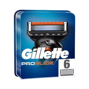 Gillette ProGlide Pack de Recambios de Cuchillas de Afeitar Hombre, Paquete de 6 Cuchillas de Recambio (2,6€/cuchilla)