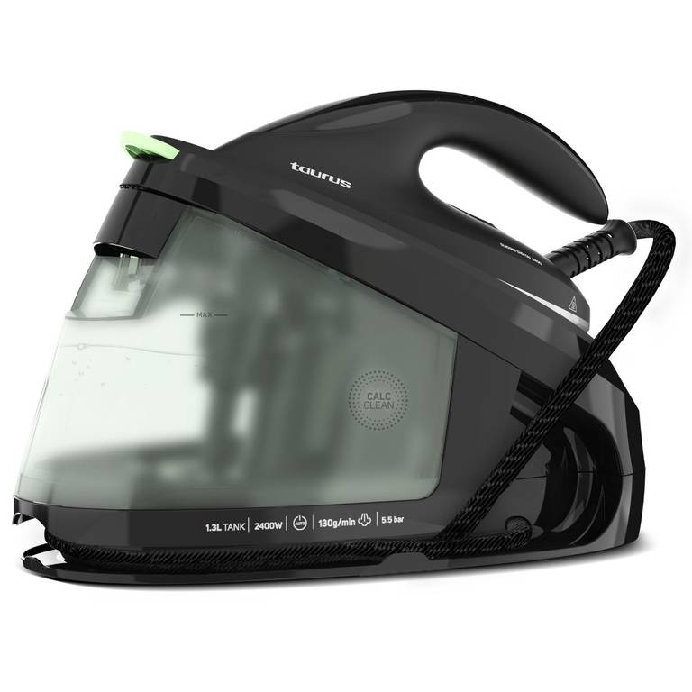 Centro de planchado Taurus SSD2400D, 5,5 Bares, 130g/min, Suela Cerámica