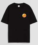 Camiseta negra DRAGON BALL Bershka [Otro diseño en Blanco] (XXS - M)