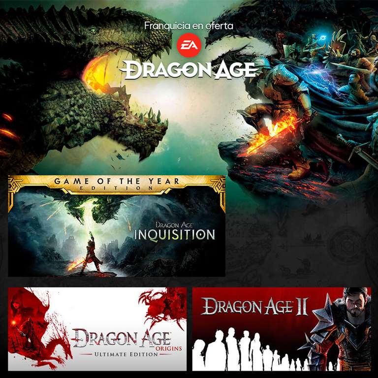 Dragon Age: Origins - Ultimate, Dragon Age II: Ultimate, Dragon Age Inquisition (STEAM)