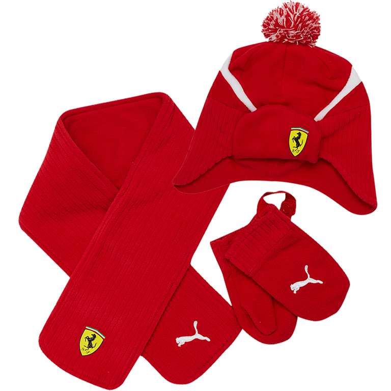 Bufanda Ferrari de hombre de color Rojo