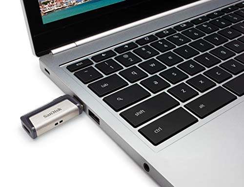 SanDisk 128GB Ultra Dual Drive, Memoria flash con conectores USB Type-C y Type-A reversibles