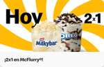 Oferta 2x1 en McFlurry (a elegir entre MilkyBar, Oreo, Kit Kat o Lotus Biscoff) en pedidos en MyOrder con la app de McDonald's