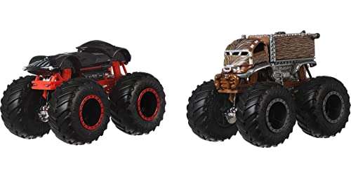 Hot Wheels Monster Truck coches de juguetes duetos de demolición 1:64, modelos surtidos
