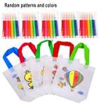 Set Manualidades para Niños: 5 Bolsas para Colorear + Rotuladores