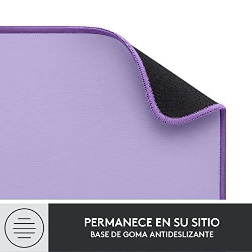 Alfombrilla Logitech Desk Mat color púrpura (rosa en descripción)