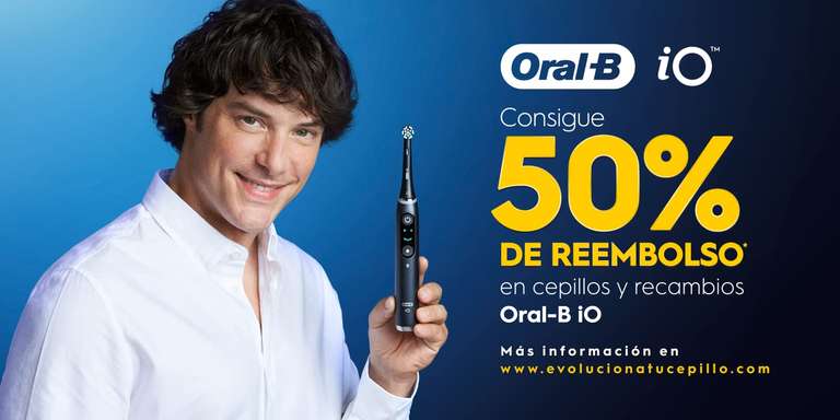ORAL-B IO - 50% de REEMBOLSO