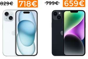 Liquidación iPhone en Konokono // iPhone 15 718€, iPhone 14 Plus 659€