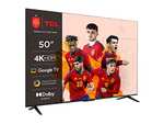 TCL 50P639 - Smart TV 50" con 4K HDR, Ultra HD, Google TV,