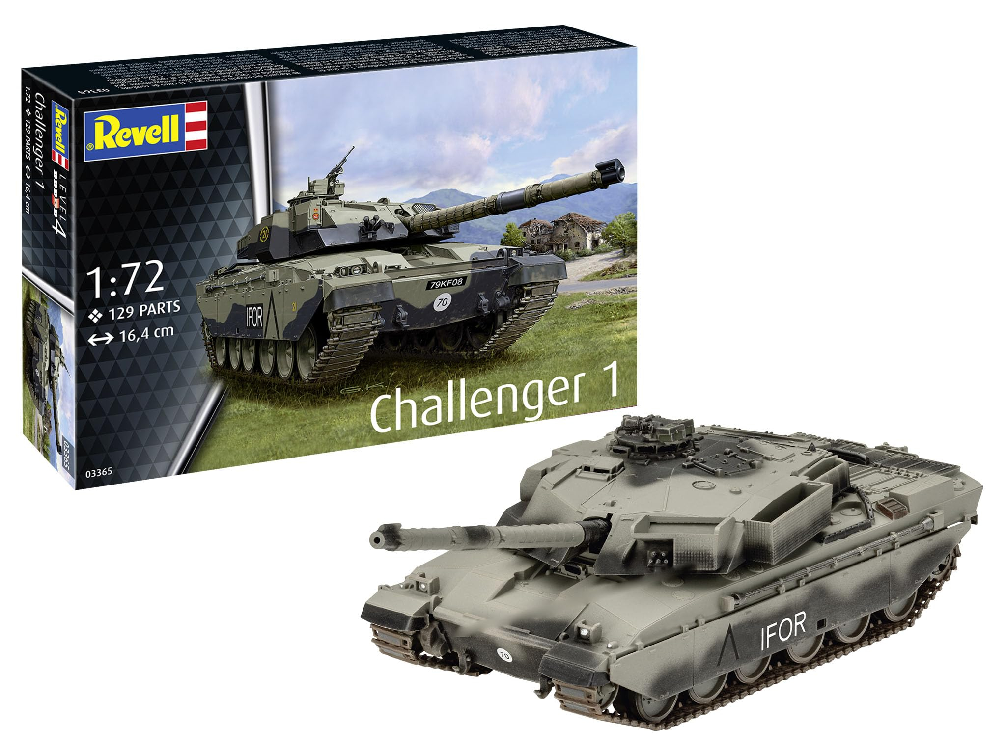 Maqueta Tanque Challenger 1 1:72