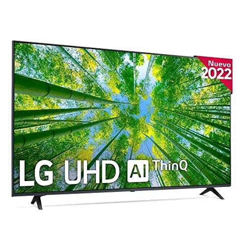 LG 55UQ80006LB - Smart TV 55" LED, UltraHD 4K, HDR10 Pro, Procesador 4K a5 Gen 5, webOS22