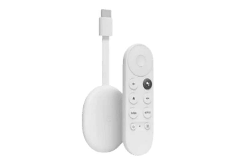 Reproductor multimedia - Chromecast con Google TV (4K), HDMI, Mando con control por voz