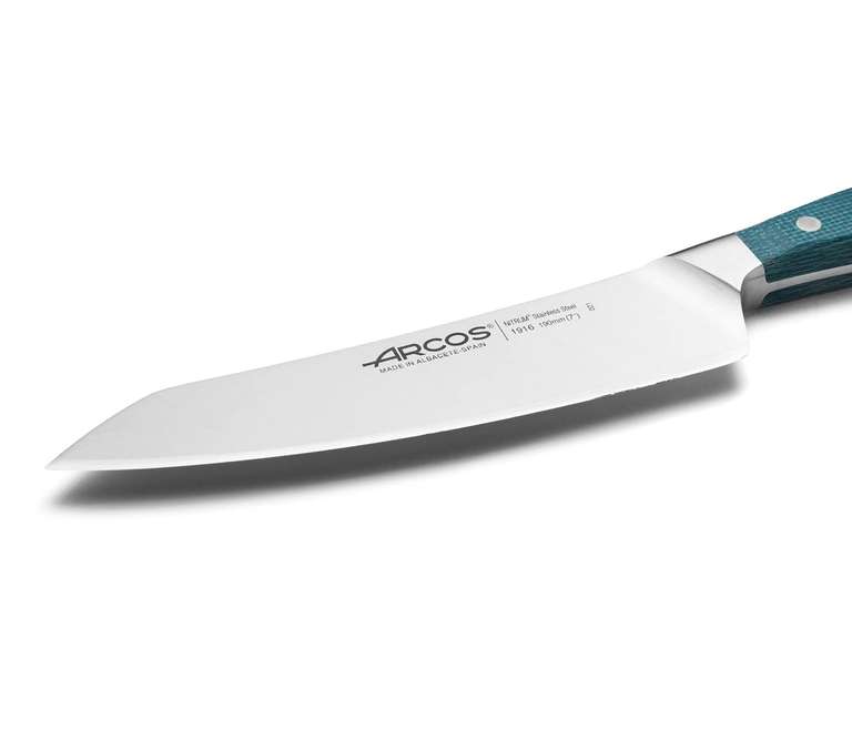 Arcos Cuchillo de chef de acero inoxidable de 12 pulgadas. Cuchillo de  cocina para cortar y pelar alimentos pequeños. Mango ergonómico de