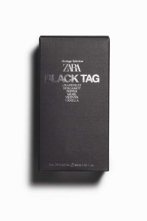 Eau De Parfum Zara Para Hombre Black Tag o Intense 100ML [ Envio GRATIS a tienda ]