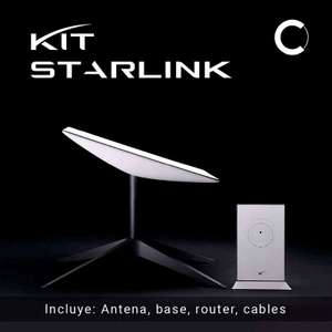 Kit Starlink: Internet satelital de alta velocidad y baja latencia (214€ con newsletter)
