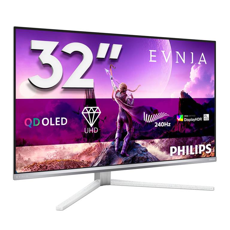 Monitor Gaming QD-OLED PHILIPS Evnia 32M2N8900 (32″ UHD 4K, 240Hz, 0.03ms, Ambiglow)