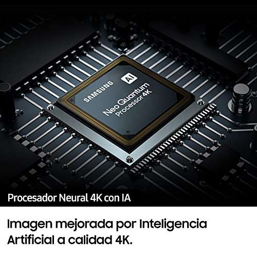 Samsung QLED 4K 2022 - 65", Quantum Matrix Technology, Procesador Neo QLED 4K con Inteligencia Artificial, HDR 1500, 60W Dolby Atmos y Alexa