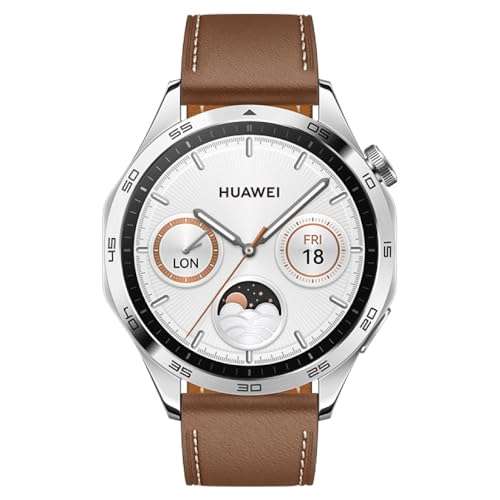 HUAWEI WATCH GT 4 46mm Smartwatch, hasta 2 semanas de batería, iOS &  Android, gestión de calorías, seguimiento profesional de la salud, SpO2,  GPS