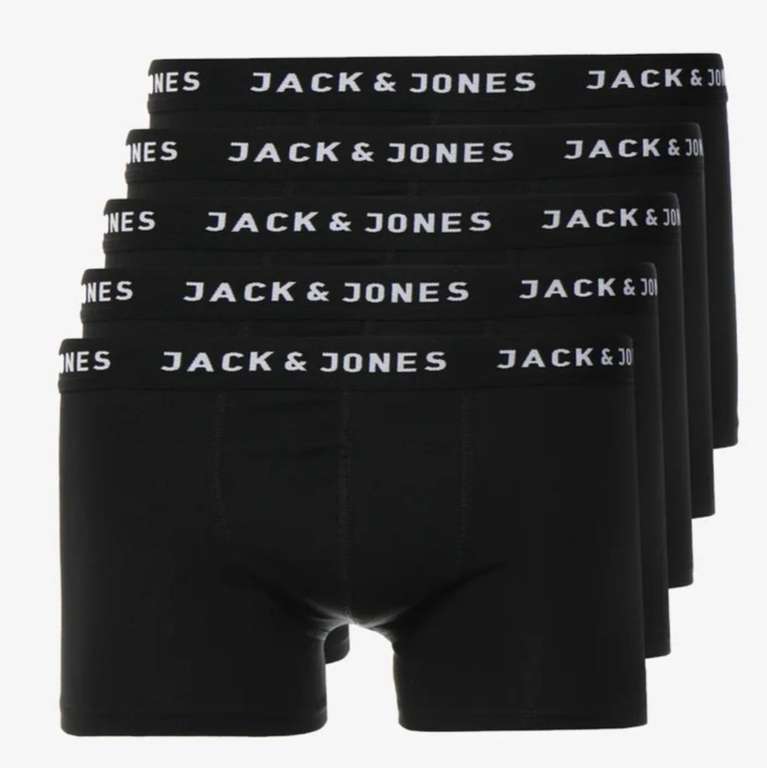 JACK JONES Pack de 5 slips (Tallas S-M-L-XL-XXL) + Descripción
