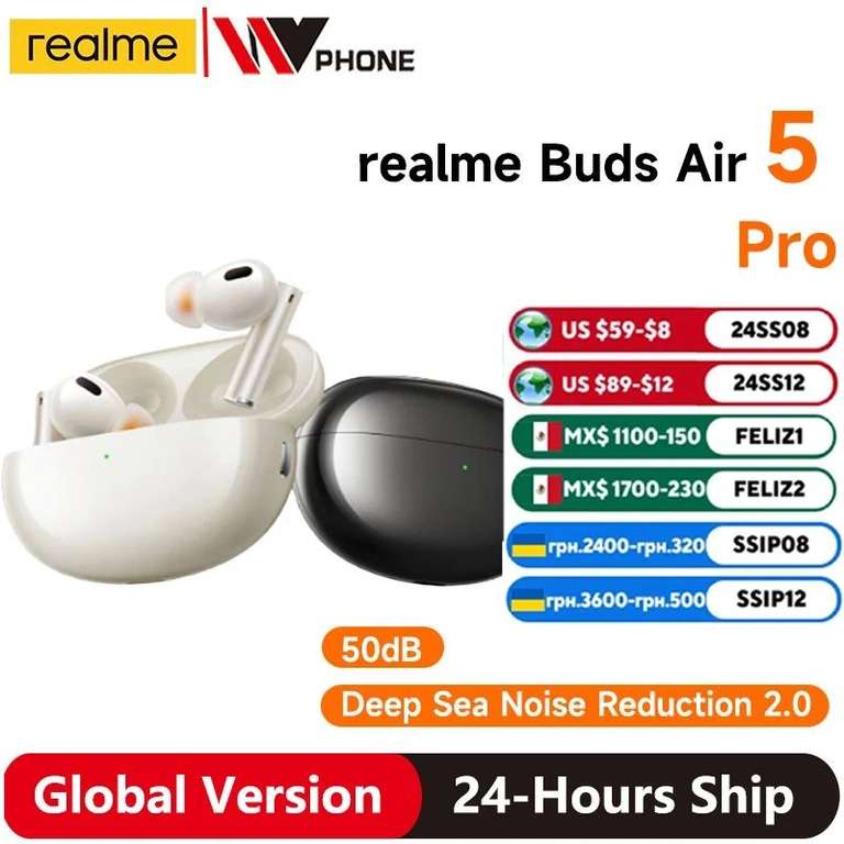 Realme Buds Air 5 PRO (versión global)