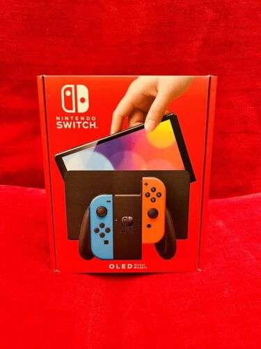 Nintendo Switch OLED Azul y Rojo Neón