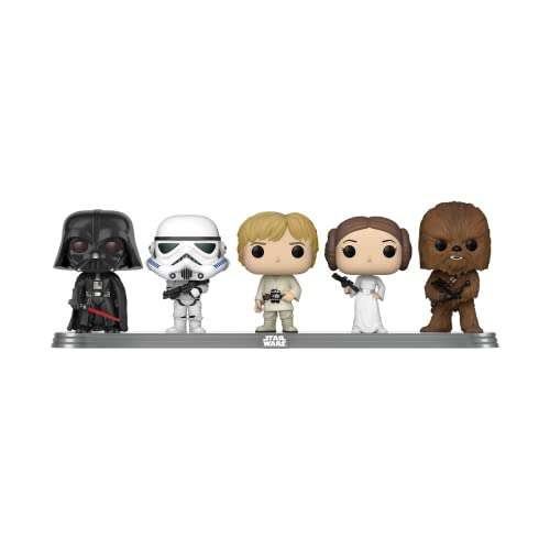 Funko POP! PACK STAR WARS - Darth Vader, Stormtrooper, Luke Skywalker, Princess Leia, Chewbacca