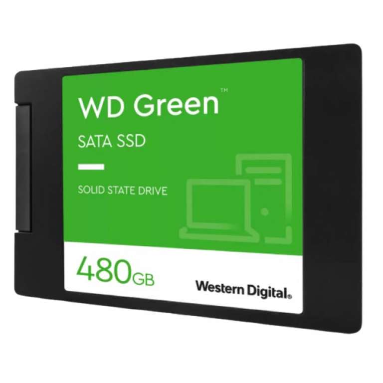 WD Green 480GB SSD 2.5 + tarjeta de memoria Sandisk Ultra SD Clase 10 A1 32GB
