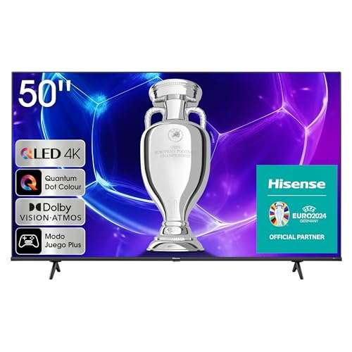 Hisense TV 50E7KQ - QLED Smart TV de 50 Pulgadas Televisor,