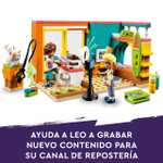 LEGO 41754 Friends Habitación de Leo, Juguete Coleccionable, Mini Muñeca Olly, Gatito y Accesorios de Repostería