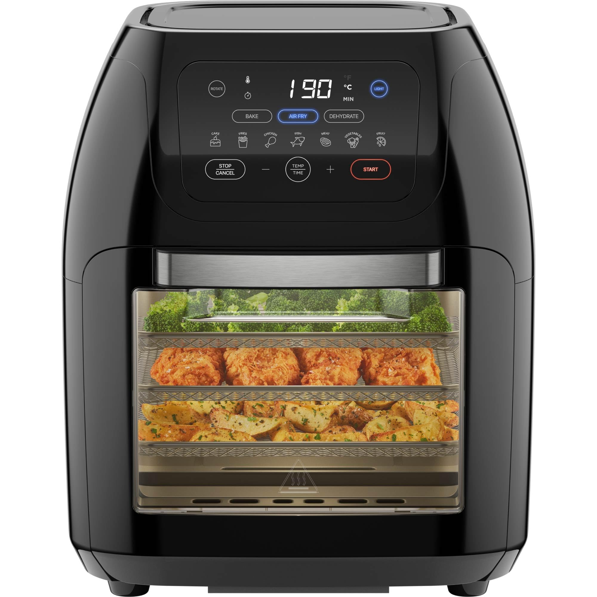Airfryer CHEFMAN Multifunctional Digital Air Fryer XL 10L Family Size