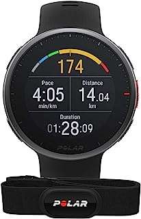 Polar Vantage V2 H10 Sensor, Multisport GPS Smartwatch, Registro de Frecuencia Cardíaca en la Muñeca para Running, Natación...