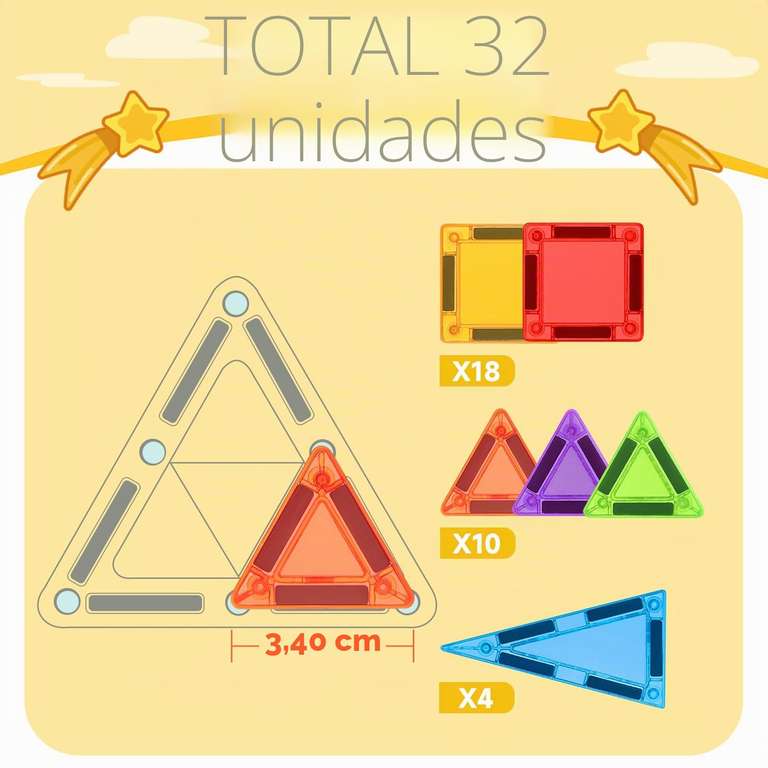 70 Bloques De Construcción Magnéticos – Juguetes Educativos Sensoriales Para Niños De 3+ Años – Creatividad Y Aprendizaje