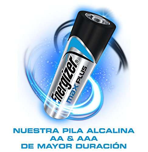 Energizer Alcalina MAX Plus - Pack de 8+4 Pilas Alcalinas AAA