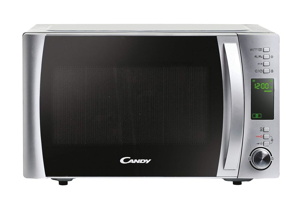 Candy X-Range CMXG22DS/ST, Microondas con Grill, 22L, 1250W, 5 Niveles, Digital, 40 Programas, Bloqueo, Plato 25,5CM, Grill Rack