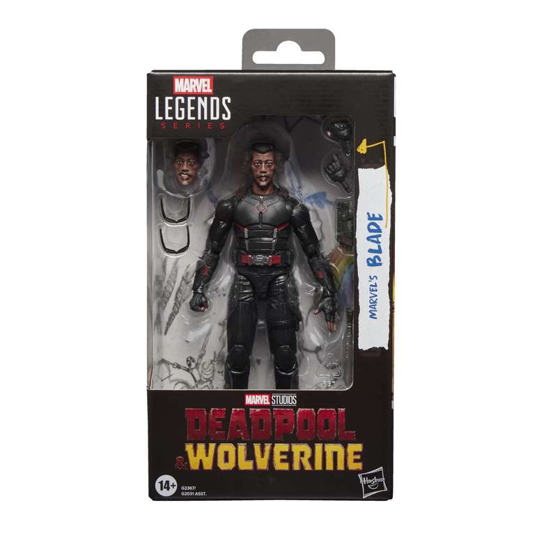 Marvel Legends Series, Marvel'S Blade, Deadpool & Wolverine de Marvel Studios 15 cm