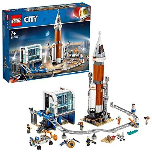 LEGO 60228 City Cohete Espacial de Larga Distancia y Centro de Control