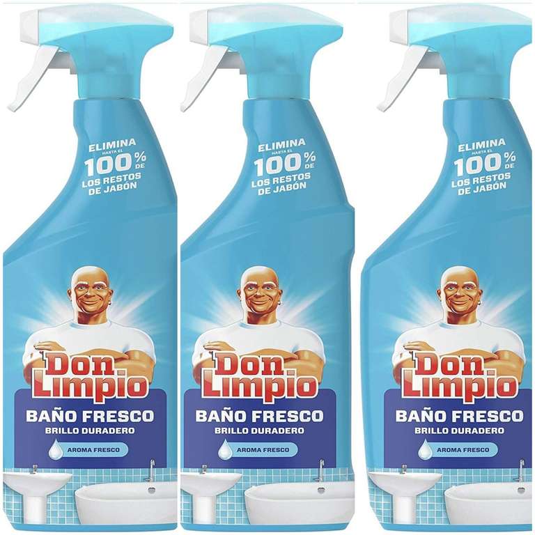 3x2 Don Limpio Detergente en Spray para el Baño,3 X 720ml (Compra Recurrente)