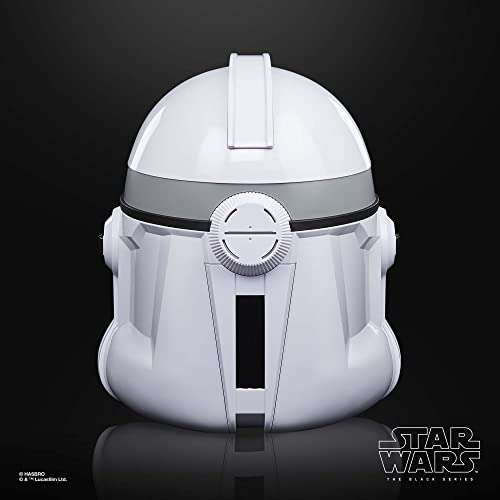 Hasbro Star Wars The Black Series Phase II Clone Trooper - Casco electrónico Premium