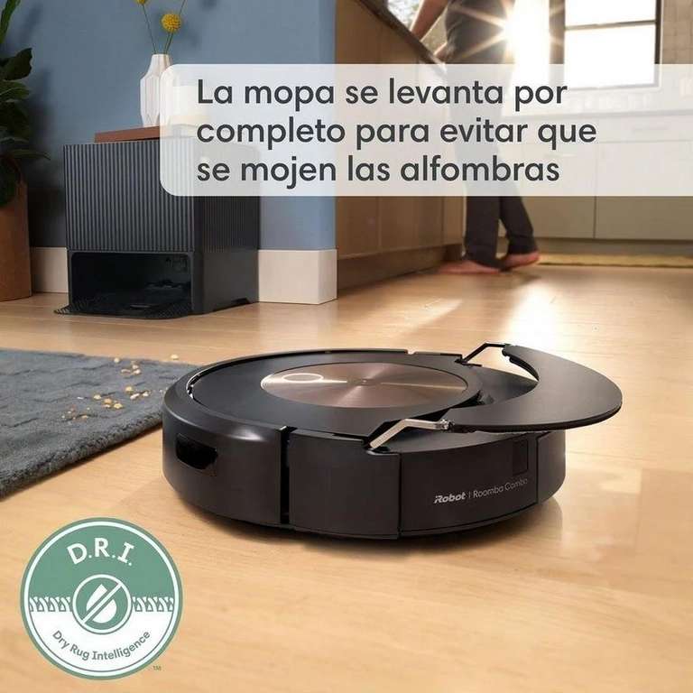 iRobot Roomba Combo j9+ Robot Aspirador WiFi con Base de Vaciado Automático