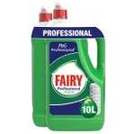 Fairy - Professional Original - Líquido lavavajillas a mano 5 litros - Pack de 2 (Total 10 litros)