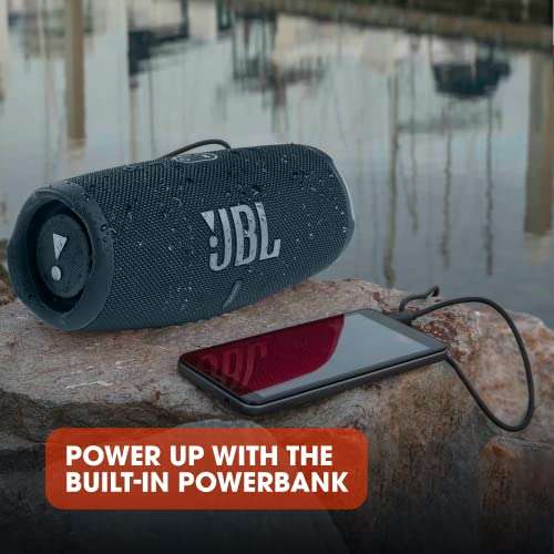 JBL Charge 5 – Altavoz inalámbrico portátil con Bluetooth y batería integrada, resistente al agua (IP67)