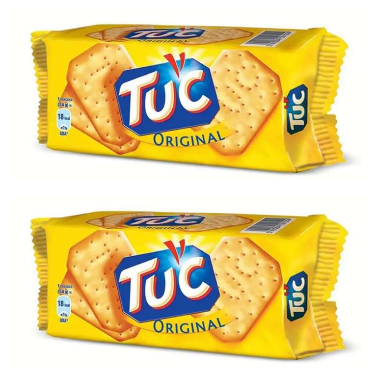 2x Tuc Cracker Original Galletas Saladas Crujientes, 100g. 0'86€/ud