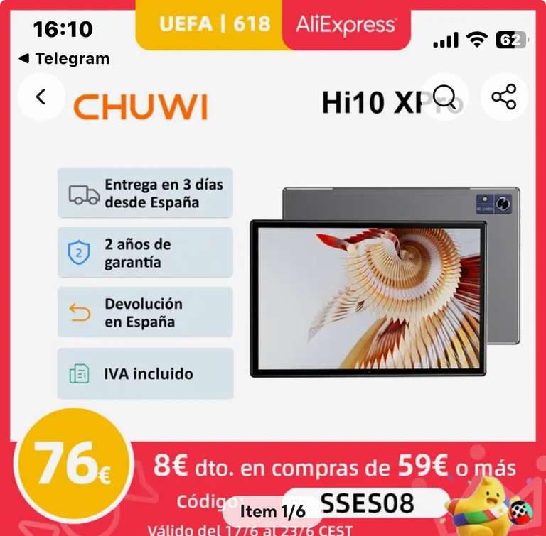 Tablet Chuwi hi10 xpro